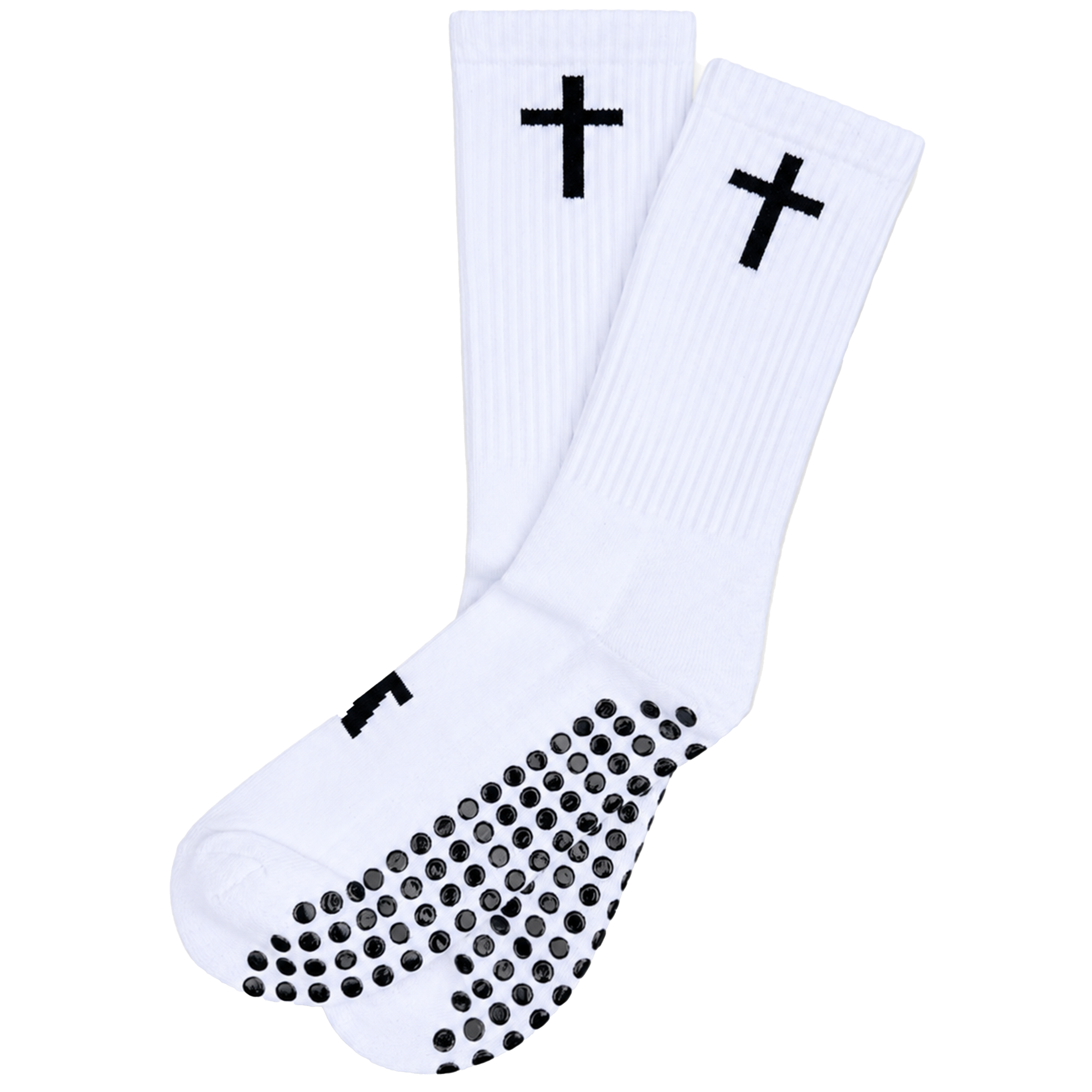Cross crew cut grip socks