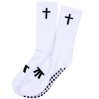 Cross crew cut grip socks