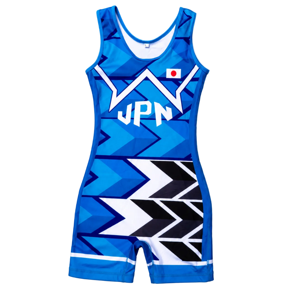 2024 Team Japan Paris Olympic wrestling singlet (Women's Cut)